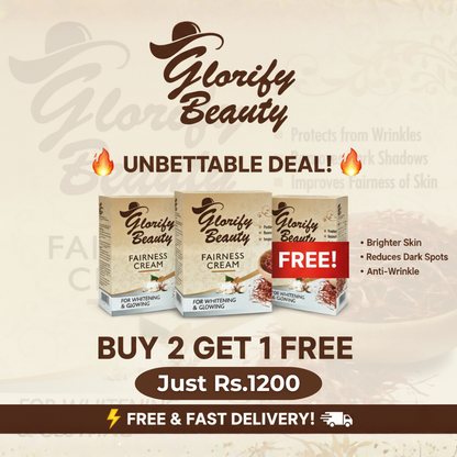Glorify Beauty Fairness Cream – For Whitening & Natural Glow